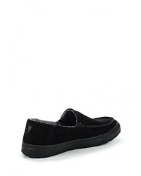 Мужские черные замшевые слипоны от Skechers