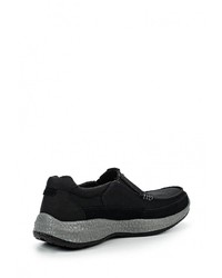 Мужские черные замшевые слипоны от Skechers