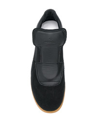 Мужские черные замшевые слипоны от Maison Margiela