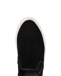 Мужские черные замшевые слипоны от Common Projects