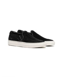 Мужские черные замшевые слипоны от Common Projects