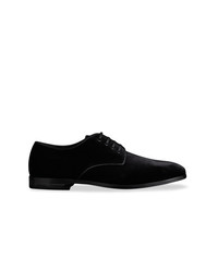 Черные замшевые туфли дерби от Burberry