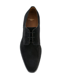 Черные замшевые туфли дерби от Givenchy