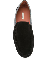 Черные замшевые туфли дерби от Paul & Joe