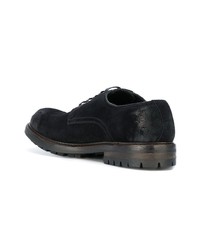 Черные замшевые туфли дерби от Dolce & Gabbana