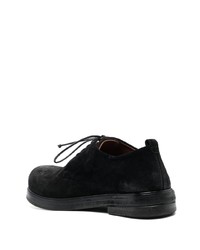 Черные замшевые туфли дерби от Marsèll