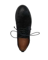 Черные замшевые туфли дерби от Marsèll