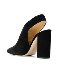 Черные замшевые туфли с украшением от Chloe Gosselin