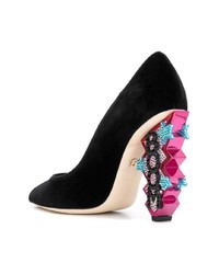 Черные замшевые туфли с украшением от Dolce & Gabbana