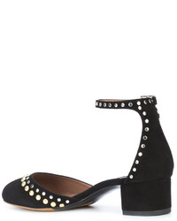 Черные замшевые туфли с шипами от Tabitha Simmons