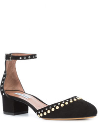 Черные замшевые туфли с шипами от Tabitha Simmons