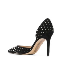 Черные замшевые туфли с шипами от Sam Edelman