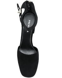 Черные замшевые туфли от Premiata