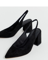 Черные замшевые туфли от ASOS DESIGN