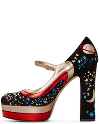 Черные замшевые туфли от Valentino