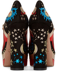 Черные замшевые туфли от Valentino