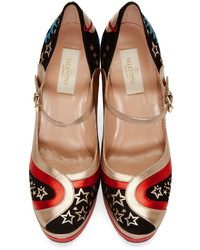 Черные замшевые туфли от Valentino