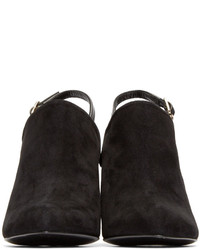 Черные замшевые туфли от Robert Clergerie