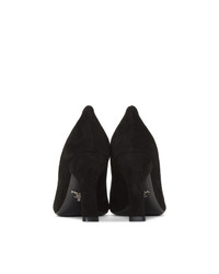 Черные замшевые туфли от Prada