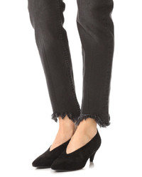 Черные замшевые туфли от Jeffrey Campbell