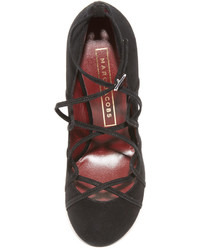 Черные замшевые туфли от Marc Jacobs