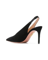 Черные замшевые туфли от Aquazzura