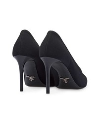 Черные замшевые туфли от Prada