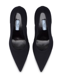 Черные замшевые туфли от Prada