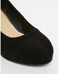 Черные замшевые туфли от Oasis