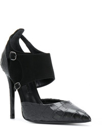 Черные замшевые туфли от Ermanno Scervino