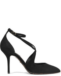 Черные замшевые туфли от Dolce & Gabbana