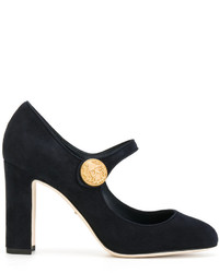 Черные замшевые туфли от Dolce & Gabbana