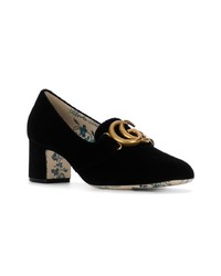 Черные замшевые туфли от Gucci