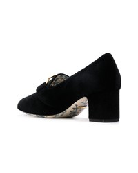 Черные замшевые туфли от Gucci