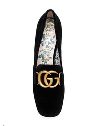 Черные замшевые туфли от Gucci