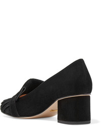 Черные замшевые туфли от Gucci