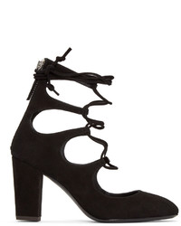 Черные замшевые туфли от Giuseppe Zanotti