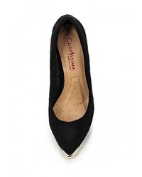 Черные замшевые туфли от Guapissima