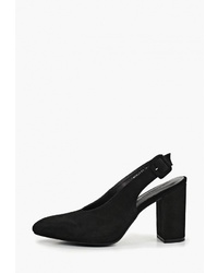 Черные замшевые туфли от Laremo