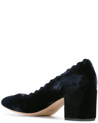 Черные замшевые туфли от Chloé