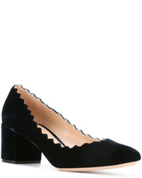Черные замшевые туфли от Chloé