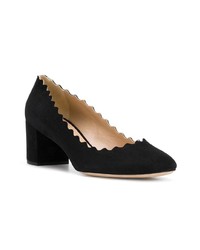 Черные замшевые туфли от Chloé