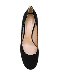 Черные замшевые туфли от Chloé