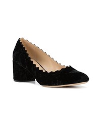 Черные замшевые туфли от Chloé