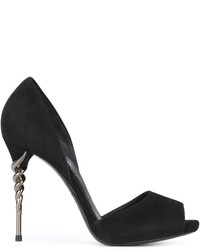 Черные замшевые туфли от Le Silla