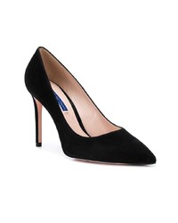 Черные замшевые туфли от Stuart Weitzman