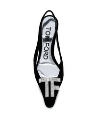 Черные замшевые туфли от Tom Ford
