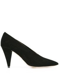 Черные замшевые туфли от Nina Ricci