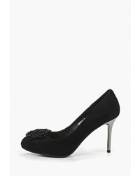 Черные замшевые туфли от Pierre Cardin