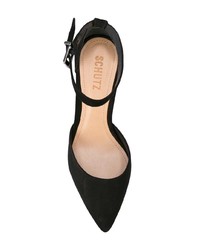 Черные замшевые туфли от Schutz